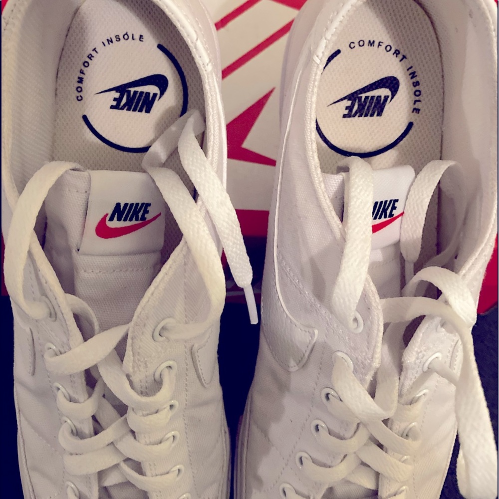 Canvas Court Nikes